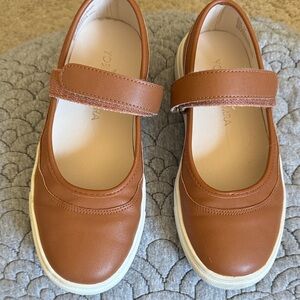 Yosi Samra Brown Kids Dress Shoes